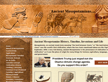 Tablet Screenshot of ancientmesopotamians.com